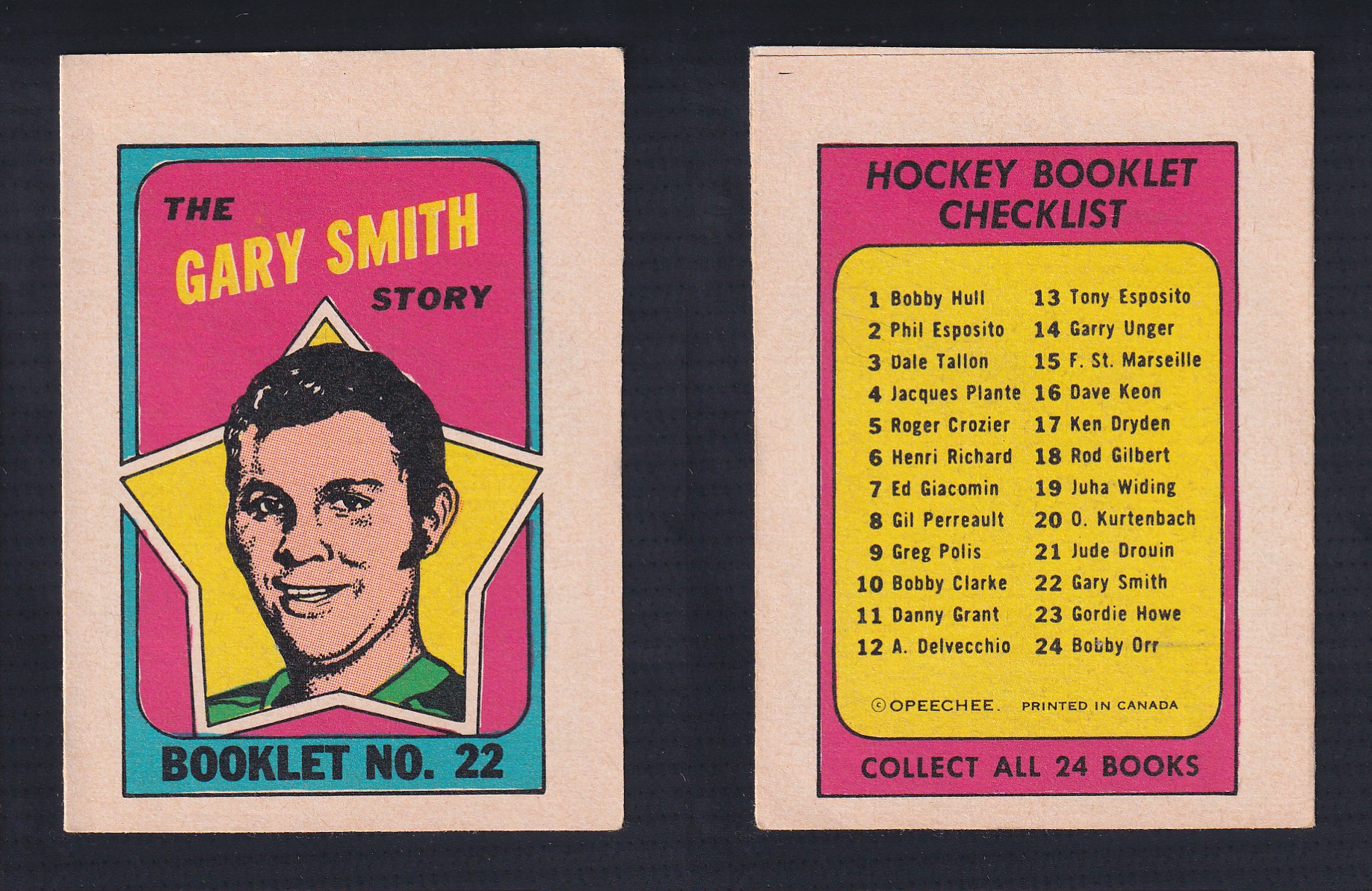 1971-72 O-PEE-CHEE STORY BOOKLET ENGLISH #22 G.SMITH photo 1971-72 O-PEE-CHEE STORY BOOKLET ENGLISH #22 G.SMITH photo
